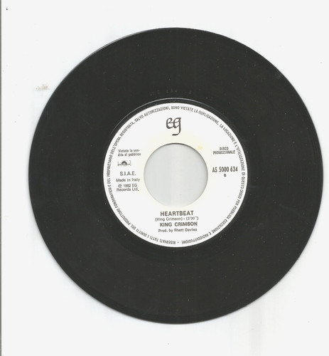 King crimson italy promo - crimson, 7"italy